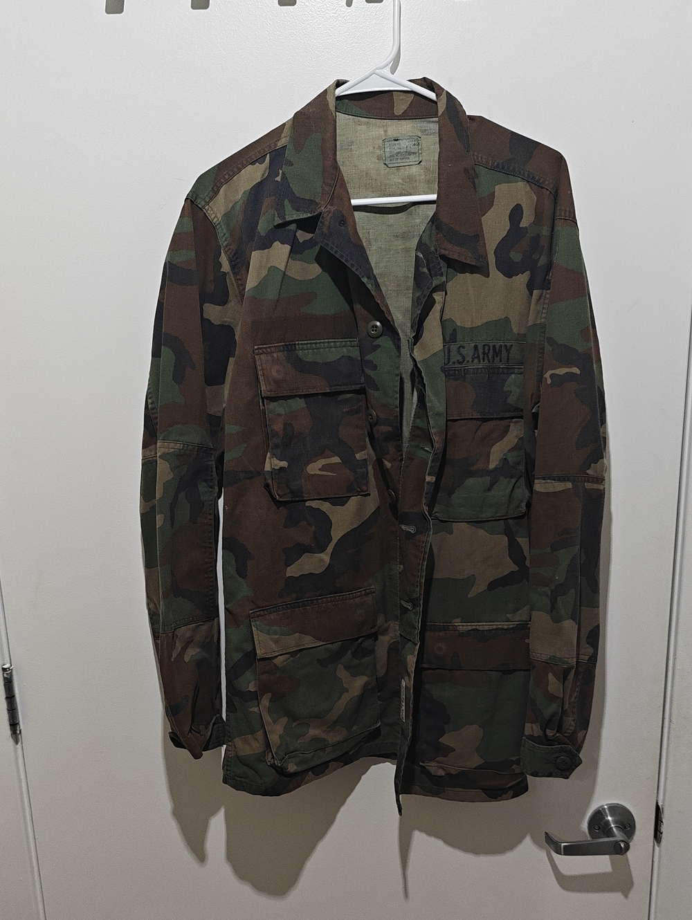 U.S. Army Woodland Camouflage Field Jacket - Green/Brown/Black